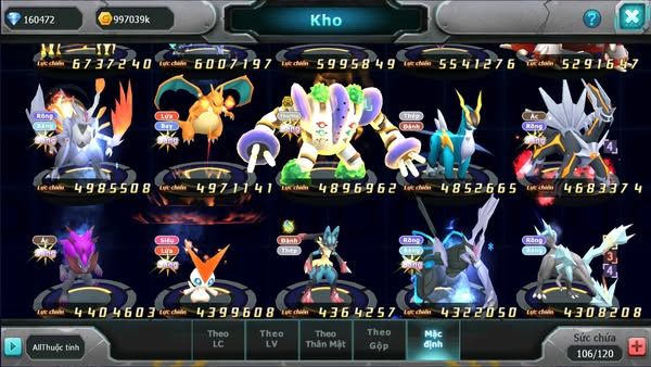 MÃ : #TTS2318 - SV 1383 - TOP22 - V12 - 160K KC - 2K5 SÁCH - 150 MẢNH YVETAL CỘNG HƯỞNG - PALKIA BÁ CHỦ QVLD BC BUILD QUÁ ĐỈNH VỀ LÊN Y ECHO