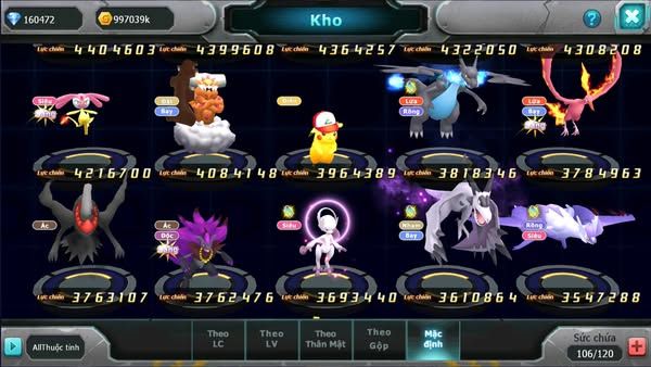 MÃ : #TTS2318 - SV 1383 - TOP22 - V12 - 160K KC - 2K5 SÁCH - 150 MẢNH YVETAL CỘNG HƯỞNG - PALKIA BÁ CHỦ QVLD BC BUILD QUÁ ĐỈNH VỀ LÊN Y ECHO