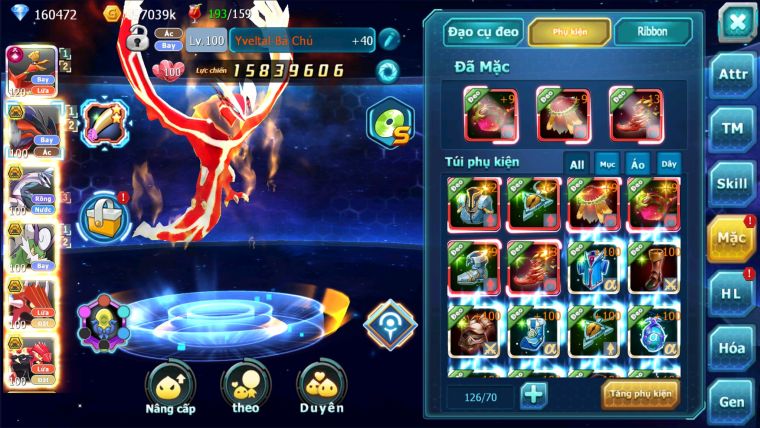 MÃ : #TTS2318 - SV 1383 - TOP22 - V12 - 160K KC - 2K5 SÁCH - 150 MẢNH YVETAL CỘNG HƯỞNG - PALKIA BÁ CHỦ QVLD BC BUILD QUÁ ĐỈNH VỀ LÊN Y ECHO