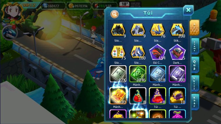 MÃ : #TTS2318 - SV 1383 - TOP22 - V12 - 160K KC - 2K5 SÁCH - 150 MẢNH YVETAL CỘNG HƯỞNG - PALKIA BÁ CHỦ QVLD BC BUILD QUÁ ĐỈNH VỀ LÊN Y ECHO