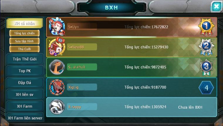 MÃ : #TTS2317 - SV1671 - V7 95 SÁCH - UNVOA GROUDON CHAR LUGIA QUÁ NGON ACC BỎ LÂU AE VỀ CÀY CHAY ĐỠ PHẢI NẠP