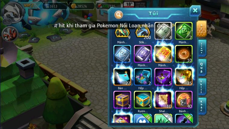 MÃ : #TTS2317 - SV1671 - V7 95 SÁCH - UNVOA GROUDON CHAR LUGIA QUÁ NGON ACC BỎ LÂU AE VỀ CÀY CHAY ĐỠ PHẢI NẠP