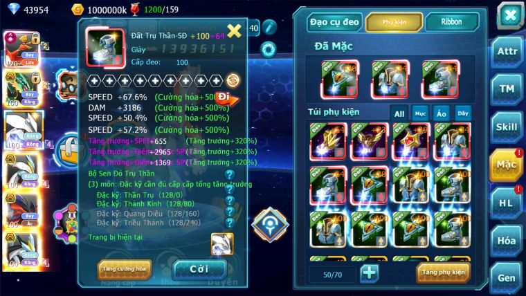 MÃ : #TTS2321 - SV948 - TOP9 ALL - DƯ 44K KC-  TEAM BAY CHỈ SỐ KHỦNG UNVOA WB BC CẶP CÁ BC CHAM CỰC TỐT