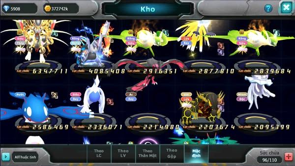 MÃ : #TTS2329 - SV1604-V5- 500 SÁCH - MEW GIÁP BÁ CHỦ UNVOA CẶP LATI BÁ CHỦ  HOOH QVLD KYOGRE QUÁ NGON