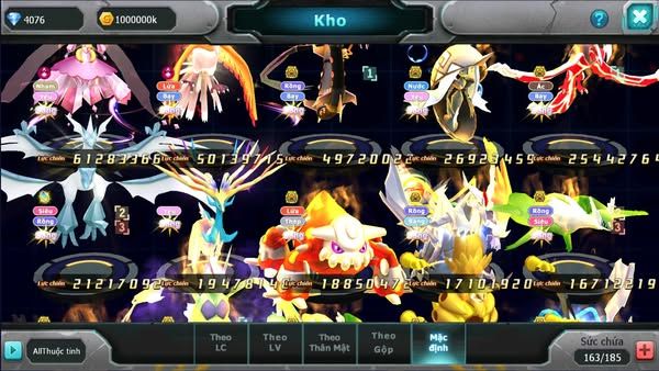 MÃ : #TTS2337 - SV50 - TOP2 - V16 - DIANCIE HOOH CỘNG HƯỞNG DYNAMAX RAY BÁ CHỦ MEGA NEC HOOPA BC QUÁ NGON DP KHỦNG