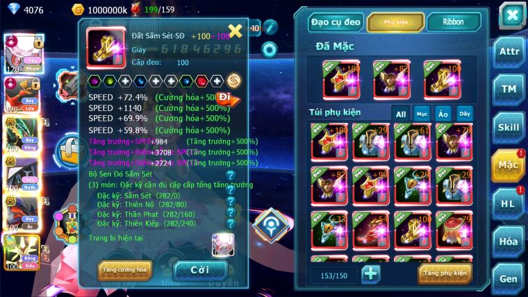 MÃ : #TTS2337 - SV50 - TOP2 - V16 - DIANCIE HOOH CỘNG HƯỞNG DYNAMAX RAY BÁ CHỦ MEGA NEC HOOPA BC QUÁ NGON DP KHỦNG