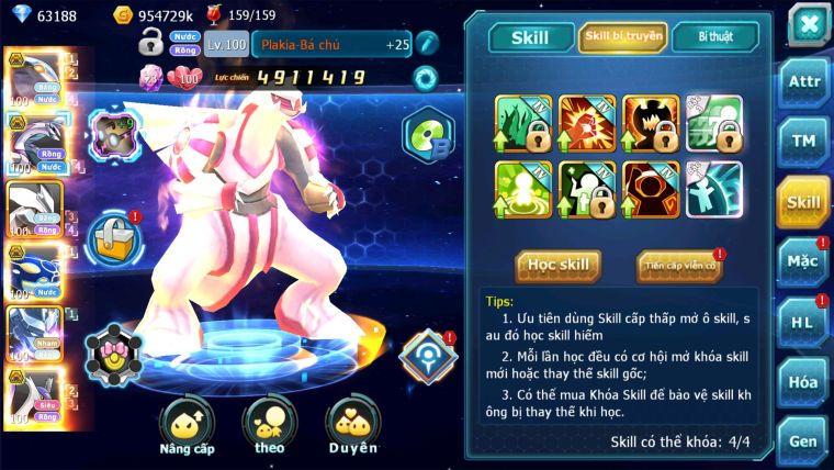 MÃ : #TTS2334 - SV 1623 - V11 - 63K KC - 2K3 SÁCH 3K MT  CẶP CÁ BÁ CHỦ PALKIA BÁ CHỦ  CẶP LATI BÁ CHỦ UNVOA VỀ LÊN PAL CỘNG HƯỞNG NGON ĐÉT