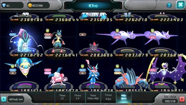 MÃ : #TTS2345 - SV1407 - V9 TEAM YÊU DYNAMAX TEAM LỬA BÁ CHỦ MEW GIÁP BC UNVOA