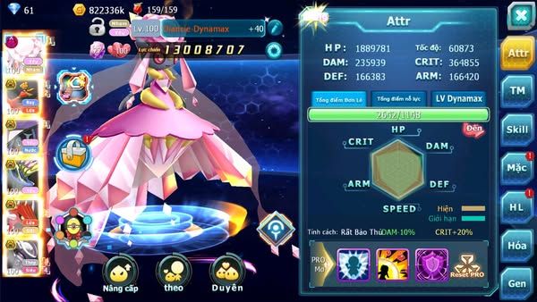 MÃ : #TTS2345 - SV1407 - V9 TEAM YÊU DYNAMAX TEAM LỬA BÁ CHỦ MEW GIÁP BC UNVOA