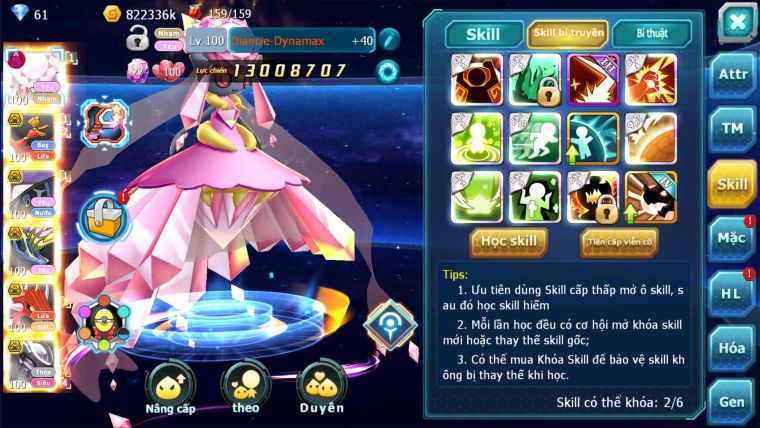 MÃ : #TTS2345 - SV1407 - V9 TEAM YÊU DYNAMAX TEAM LỬA BÁ CHỦ MEW GIÁP BC UNVOA