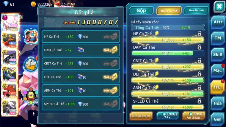 MÃ : #TTS2345 - SV1407 - V9 TEAM YÊU DYNAMAX TEAM LỬA BÁ CHỦ MEW GIÁP BC UNVOA