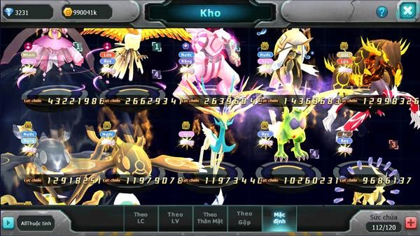 MÃ : #TTS2342- SV 901 - TOP4-5 - DIANCIE CỘNG HƯỞNG DYNAMAX PALKIA CỘNG HƯỞNG HOOH DYNAMX 3 TEAM QUÁ ĐẸP