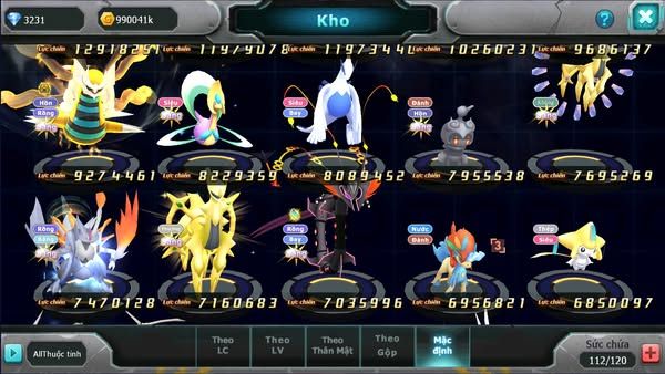 MÃ : #TTS2342- SV 901 - TOP4-5 - DIANCIE CỘNG HƯỞNG DYNAMAX PALKIA CỘNG HƯỞNG HOOH DYNAMX 3 TEAM QUÁ ĐẸP