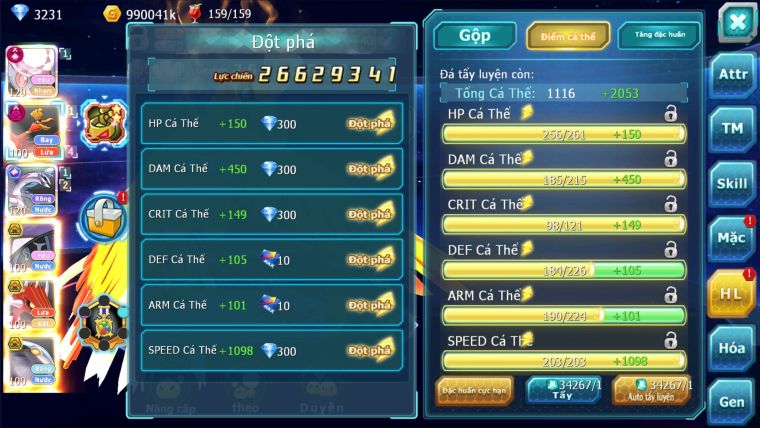 MÃ : #TTS2342- SV 901 - TOP4-5 - DIANCIE CỘNG HƯỞNG DYNAMAX PALKIA CỘNG HƯỞNG HOOH DYNAMX 3 TEAM QUÁ ĐẸP