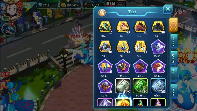 MÃ : #TTS2342- SV 901 - TOP4-5 - DIANCIE CỘNG HƯỞNG DYNAMAX PALKIA CỘNG HƯỞNG HOOH DYNAMX 3 TEAM QUÁ ĐẸP