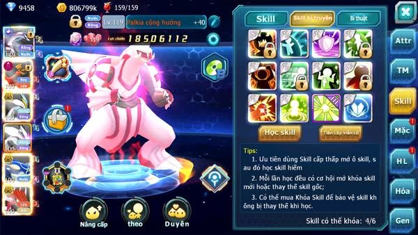 MÃ : #TTS2341 - SV1380 - V10 - PALKIA CỘNG HƯỞNG HOOH DYNAMAX WHITE BC UNVOA  CẶP LATI BÁ CHỦ  MEW GIÁP BÁ CHỦ