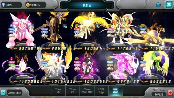 MÃ : #TTS2349 - SV 1057 - TOP8PK - 768 SÁCH - PALKIA CỘNG HƯỞNG DYNAMAX  CẶP CÁ BC TEAM BAY BÁ CHỦ  MEW GIÁP BC CELEBI DYNAMX