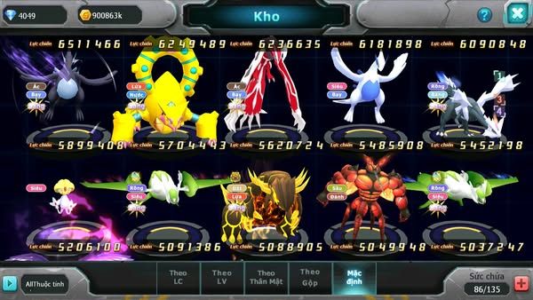 MÃ : #TTS2349 - SV 1057 - TOP8PK - 768 SÁCH - PALKIA CỘNG HƯỞNG DYNAMAX  CẶP CÁ BC TEAM BAY BÁ CHỦ  MEW GIÁP BC CELEBI DYNAMX
