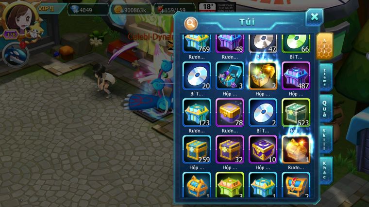 MÃ : #TTS2349 - SV 1057 - TOP8PK - 768 SÁCH - PALKIA CỘNG HƯỞNG DYNAMAX  CẶP CÁ BC TEAM BAY BÁ CHỦ  MEW GIÁP BC CELEBI DYNAMX