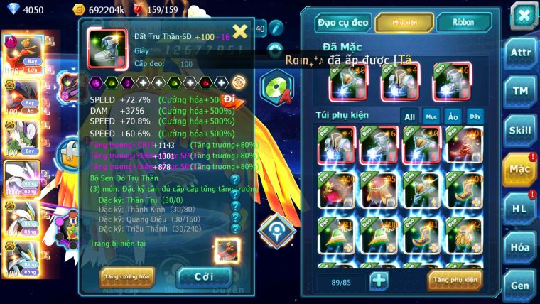 MÃ : #TTS2352 - SV 1530 - V14 - HOOH DYNAMXA YVETAL BÁ CHỦ THÀN GIÓ BC UNVOA WB BC 2 TEAM CỰC NÉT