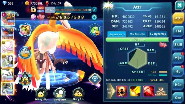 MÃ : #TTS2363 - SV1367 - TOP14 - HOOH CỘNG HƯỞNG DYNAMAX LC KHỦNG YVETAL CỘNG HƯỞNG DIANCIE BC THẦN GIÓ BC UNBVOA WB BC
