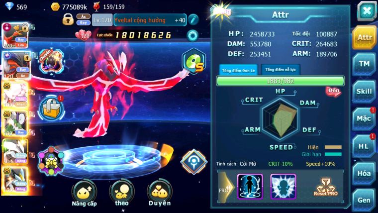 MÃ : #TTS2363 - SV1367 - TOP14 - HOOH CỘNG HƯỞNG DYNAMAX LC KHỦNG YVETAL CỘNG HƯỞNG DIANCIE BC THẦN GIÓ BC UNBVOA WB BC
