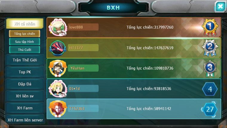 MÃ : #TTS2363 - SV1367 - TOP14 - HOOH CỘNG HƯỞNG DYNAMAX LC KHỦNG YVETAL CỘNG HƯỞNG DIANCIE BC THẦN GIÓ BC UNBVOA WB BC