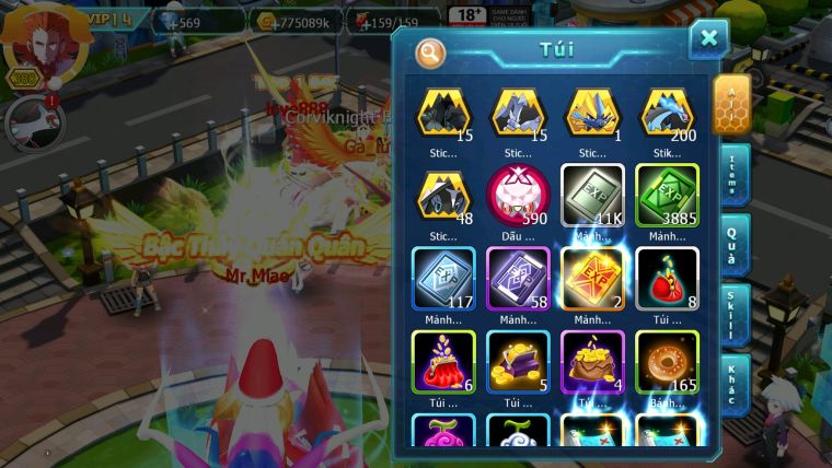 MÃ : #TTS2363 - SV1367 - TOP14 - HOOH CỘNG HƯỞNG DYNAMAX LC KHỦNG YVETAL CỘNG HƯỞNG DIANCIE BC THẦN GIÓ BC UNBVOA WB BC