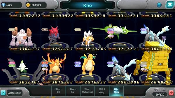 MÃ : #TTS2369 - SV 1162 - TOP32 - DIANCIE ECHO DYAMAX - HOOH DYNAMAX 3 TEAM YÊU LỬA NƯỚC
