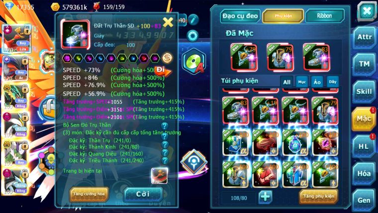 MÃ : #TTS2372 - SV 1231 - TOP6-7 - V12 - HOOH CH DYNAMAX LC SIÊU KHỦNG YVETAL CỘNG HƯỞNG RAYQUAZA BC  WB DYNAMAX QUÁ NGON