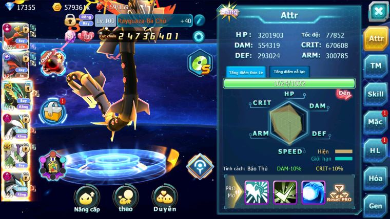 MÃ : #TTS2372 - SV 1231 - TOP6-7 - V12 - HOOH CH DYNAMAX LC SIÊU KHỦNG YVETAL CỘNG HƯỞNG RAYQUAZA BC  WB DYNAMAX QUÁ NGON