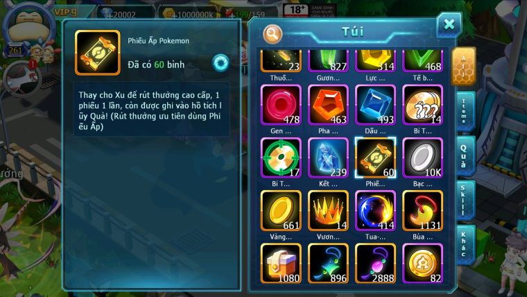 MÃ : #TTS2378 - SV1304 - V9 - 20K KC - TEAM BAY ECHO DYNAMAX MEW GIÁP + CẶP LATI BC  QVBC BC