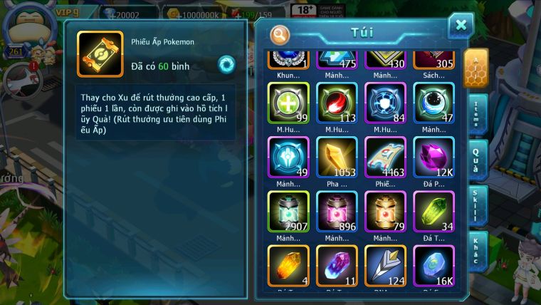 MÃ : #TTS2378 - SV1304 - V9 - 20K KC - TEAM BAY ECHO DYNAMAX MEW GIÁP + CẶP LATI BC  QVBC BC