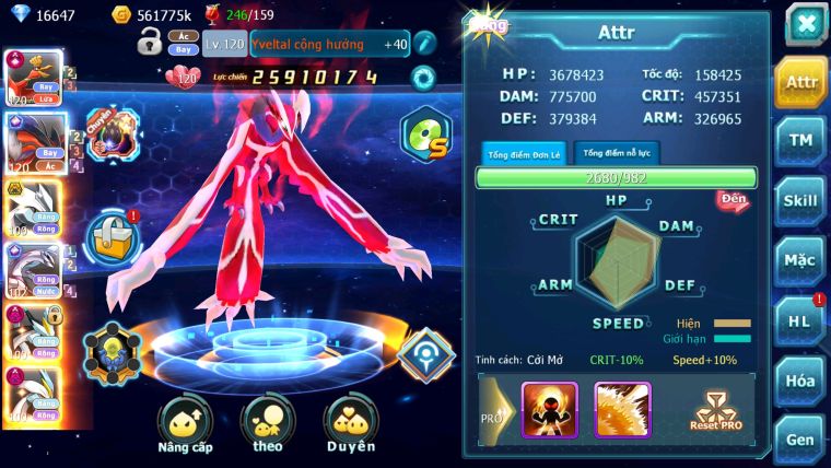 MÃ : #TTS2379 - SV1253 - TOP 3-4 -3k4 mt - HOOH CỘNG HƯỞNG DYANAMX LC SIÊU KHỦNG YVETAL CỘNG HƯỞNG UNVOA BC WB DYNAMAX  PALKIA CỘNG HƯỞNG QUÁ NGON