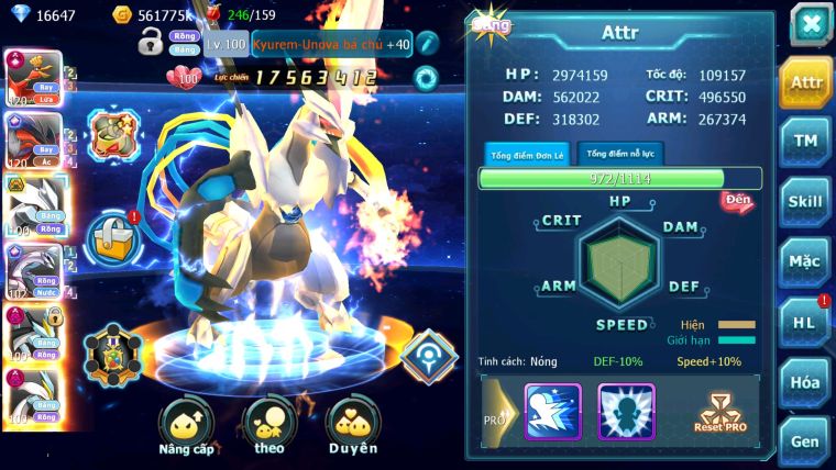 MÃ : #TTS2379 - SV1253 - TOP 3-4 -3k4 mt - HOOH CỘNG HƯỞNG DYANAMX LC SIÊU KHỦNG YVETAL CỘNG HƯỞNG UNVOA BC WB DYNAMAX  PALKIA CỘNG HƯỞNG QUÁ NGON