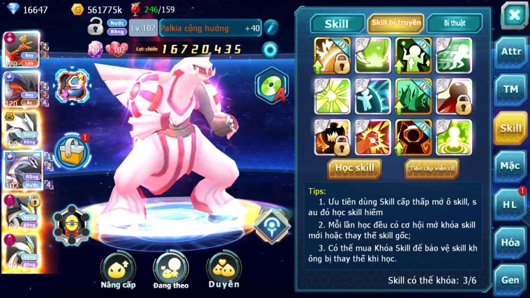MÃ : #TTS2379 - SV1253 - TOP 3-4 -3k4 mt - HOOH CỘNG HƯỞNG DYANAMX LC SIÊU KHỦNG YVETAL CỘNG HƯỞNG UNVOA BC WB DYNAMAX  PALKIA CỘNG HƯỞNG QUÁ NGON
