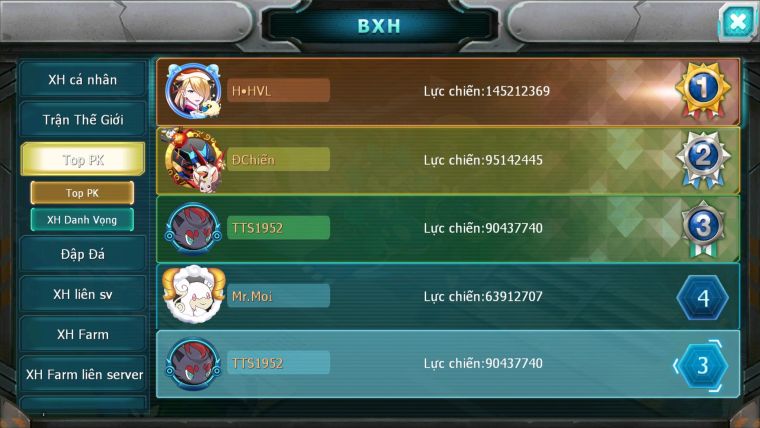 MÃ : #TTS2379 - SV1253 - TOP 3-4 -3k4 mt - HOOH CỘNG HƯỞNG DYANAMX LC SIÊU KHỦNG YVETAL CỘNG HƯỞNG UNVOA BC WB DYNAMAX  PALKIA CỘNG HƯỞNG QUÁ NGON