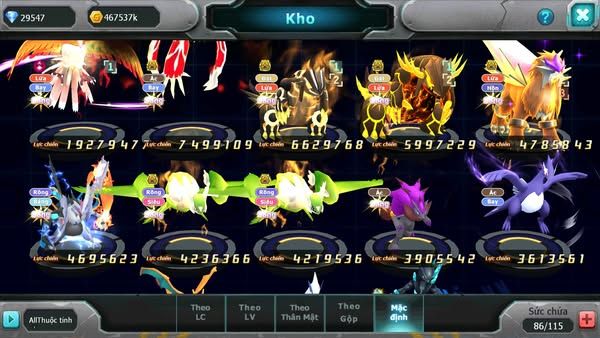 MÃ : #TTS2384 - SV 1526 - TOP30 - V11 -29K5 KC - HOOH CH DYNAMAX YVETAL BC  CẶP GROUDON BC SƯ TỬ BÁ CHỦ UNVOA CẶP LATI BC