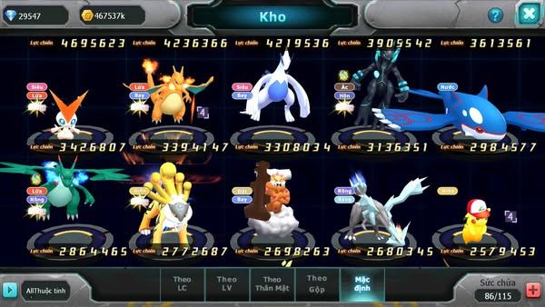 MÃ : #TTS2384 - SV 1526 - TOP30 - V11 -29K5 KC - HOOH CH DYNAMAX YVETAL BC  CẶP GROUDON BC SƯ TỬ BÁ CHỦ UNVOA CẶP LATI BC