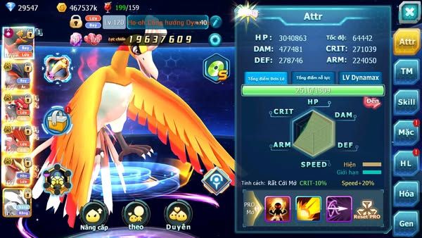 MÃ : #TTS2384 - SV 1526 - TOP30 - V11 -29K5 KC - HOOH CH DYNAMAX YVETAL BC  CẶP GROUDON BC SƯ TỬ BÁ CHỦ UNVOA CẶP LATI BC