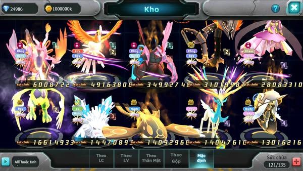 MÃ : #TTS2411 - SV 646 - TOP 4 ALL - WHITE BLACK CH DYNAMAX LC SIÊU KHỦNG HOOH ECHO RAY BC DIANCIE DYNAMAX 3 TEAM CỰC NGON
