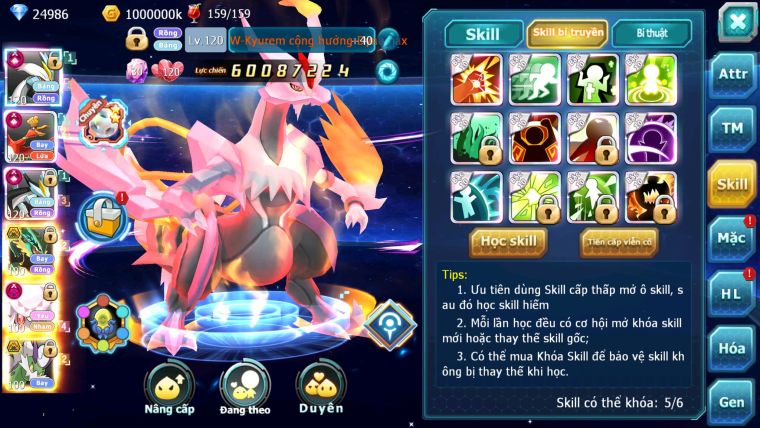 MÃ : #TTS2411 - SV 646 - TOP 4 ALL - WHITE BLACK CH DYNAMAX LC SIÊU KHỦNG HOOH ECHO RAY BC DIANCIE DYNAMAX 3 TEAM CỰC NGON