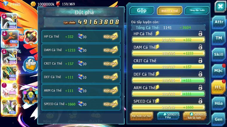 MÃ : #TTS2411 - SV 646 - TOP 4 ALL - WHITE BLACK CH DYNAMAX LC SIÊU KHỦNG HOOH ECHO RAY BC DIANCIE DYNAMAX 3 TEAM CỰC NGON