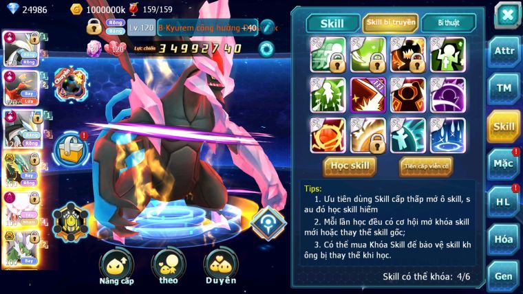 MÃ : #TTS2411 - SV 646 - TOP 4 ALL - WHITE BLACK CH DYNAMAX LC SIÊU KHỦNG HOOH ECHO RAY BC DIANCIE DYNAMAX 3 TEAM CỰC NGON