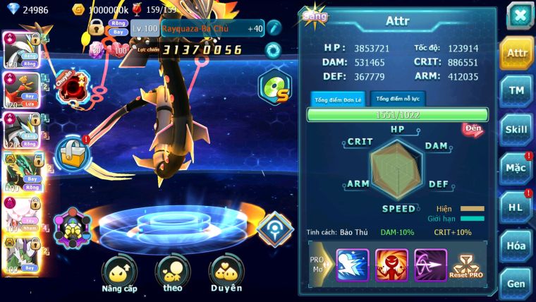 MÃ : #TTS2411 - SV 646 - TOP 4 ALL - WHITE BLACK CH DYNAMAX LC SIÊU KHỦNG HOOH ECHO RAY BC DIANCIE DYNAMAX 3 TEAM CỰC NGON