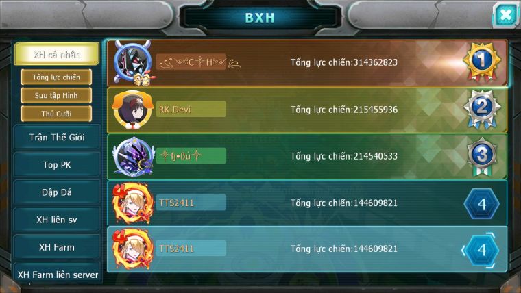 MÃ : #TTS2411 - SV 646 - TOP 4 ALL - WHITE BLACK CH DYNAMAX LC SIÊU KHỦNG HOOH ECHO RAY BC DIANCIE DYNAMAX 3 TEAM CỰC NGON