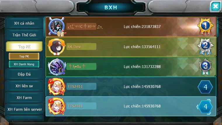 MÃ : #TTS2411 - SV 646 - TOP 4 ALL - WHITE BLACK CH DYNAMAX LC SIÊU KHỦNG HOOH ECHO RAY BC DIANCIE DYNAMAX 3 TEAM CỰC NGON