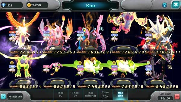 MÃ : #TTS2423 - SV 1178 - TOP21 - V15- HOOH WB CỘNG HƯỞNG DYNAMAX THẦN ĐIỆN DYNAMAX PR DIALGA BC