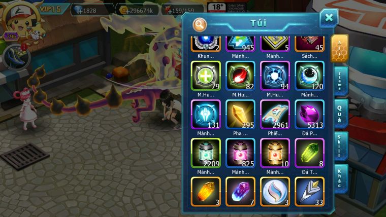 MÃ : #TTS2423 - SV 1178 - TOP21 - V15- HOOH WB CỘNG HƯỞNG DYNAMAX THẦN ĐIỆN DYNAMAX PR DIALGA BC