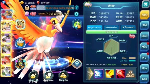 MÃ : #TTS2431 - SV1374 - V14 - TOP43 - HOOH CH DYNAMAX LC KHỦNG VUA KIẾM BÁ CHỦ TEAM QUÁ NGON